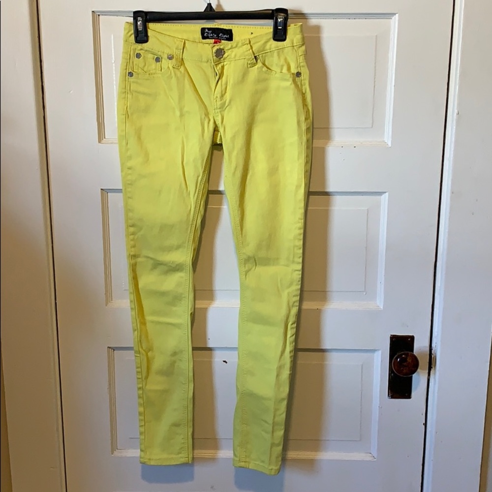 Eighty Eight (bright yellow/green) jeans size 3